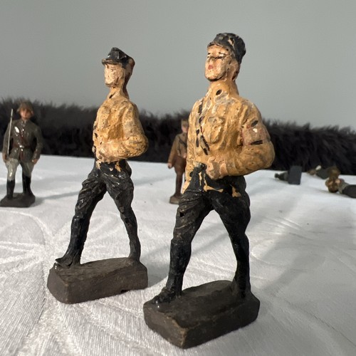 Antik massefiguren militär - massefiguren,