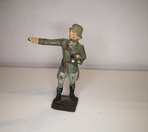 Lineol soldat mit - soldat, fernglas